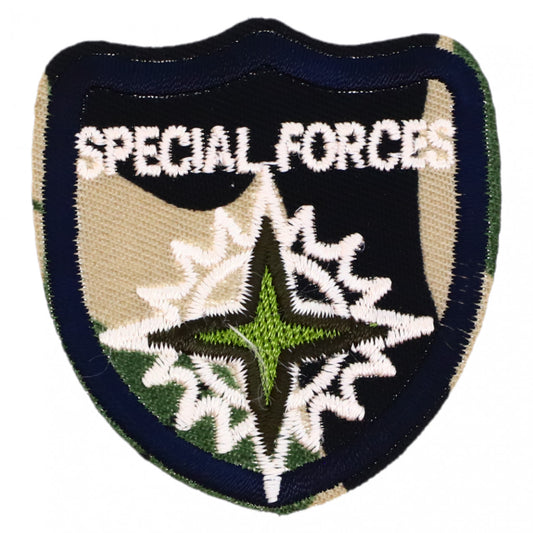 Petic textil, Patch brodat, Special Forces, NO7983, 5 x 5.4 cm, Multicolor