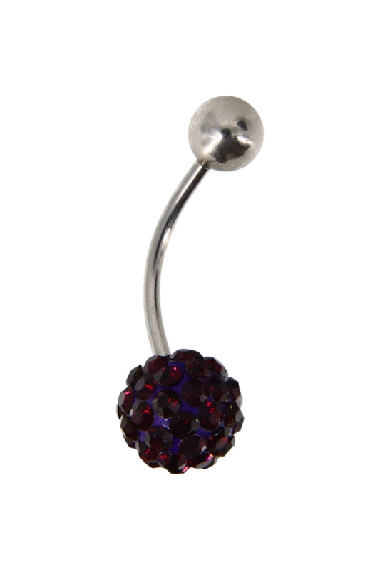 Piercing buric, zirconiu, 0.8 x 2.3 cm, NO867, Mov