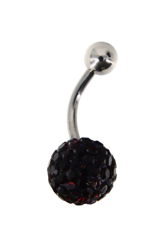 Piercing buric, zirconiu, 1 x 2.3 cm, NO872, Mov