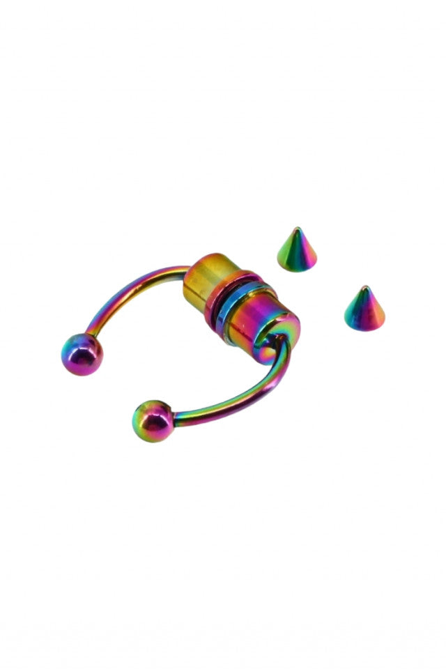 Piercing nas, Magnetic, NO842, 1 cm, Multicolor