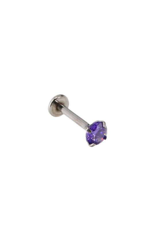 Piercing nas, zirconiu, 1.1 cm, NO652, Mov