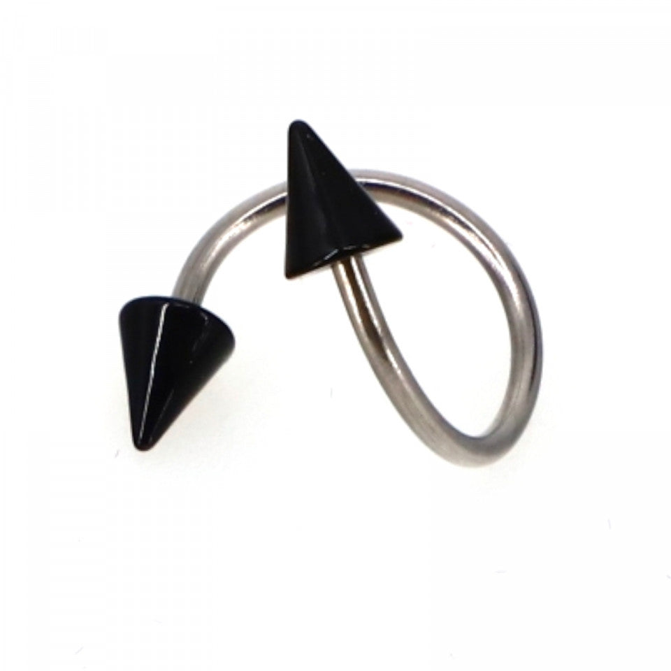 Piercing, NO324, 1 cm, Argintiu