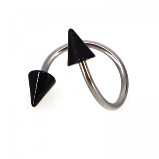 Piercing, NO324, 1 cm, Argintiu
