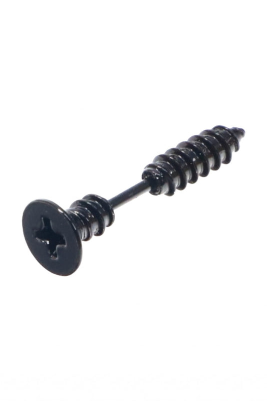 Piercing, NO814, Surub, 2.5 cm, Negru