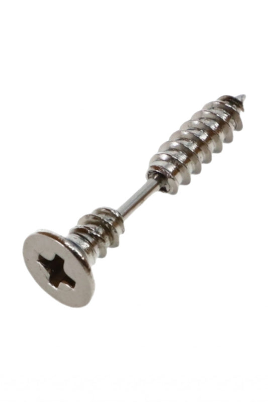Piercing, NO815, Surub, 2.5 cm, Argintiu