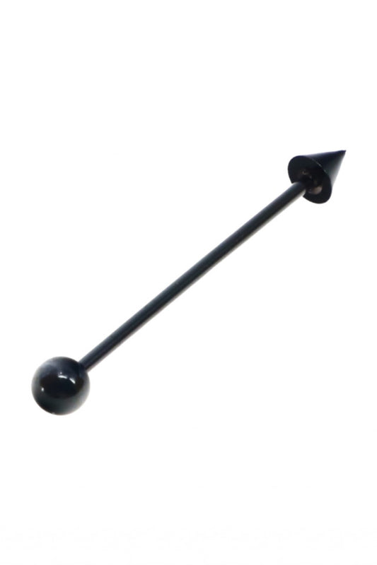 Piercing, NO819, Tija, 4 cm, Negru