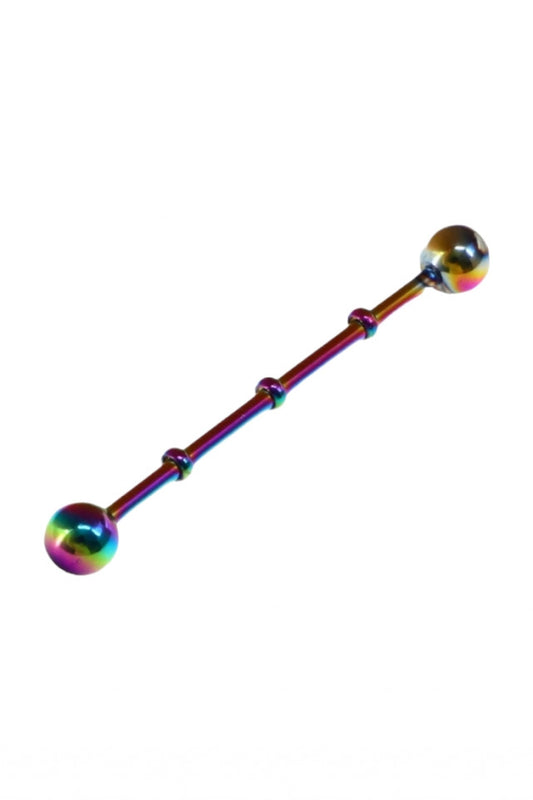 Piercing, NO823, Tija, 4 cm, Multicolor
