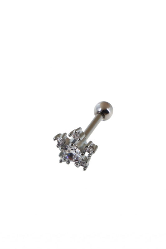 Piercing, NO847, 1.5 cm, Argintiu