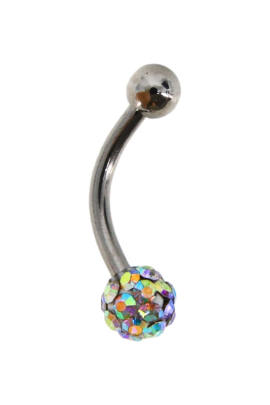 Piercing, zirconiu, 1.5 cm, NO700, Multicolor