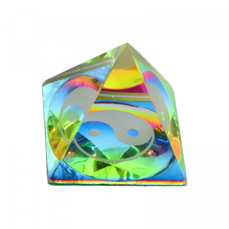 Piramida Yin ������i Yang, 3.9 x 4 cm, NO701, Multicolor