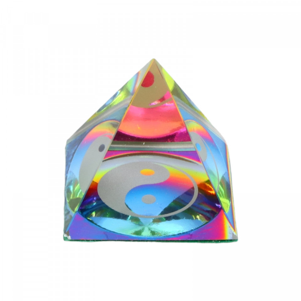 Piramida Yin ������i Yang, 3.9 x 4 cm, NO701, Multicolor