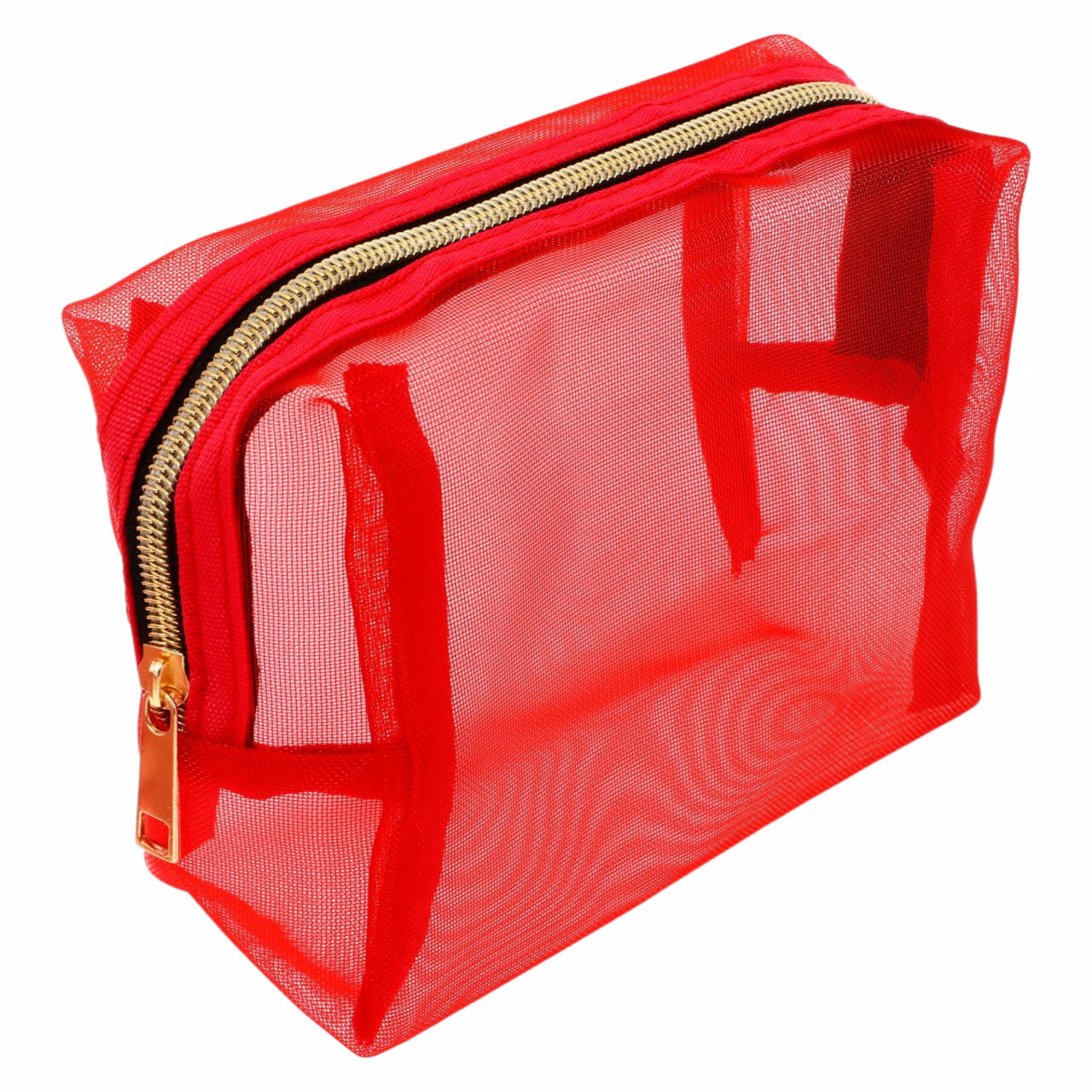Portfard pentru cosmetice, organizator, NO336, 17.5 x 11 x 2 cm, Rosu