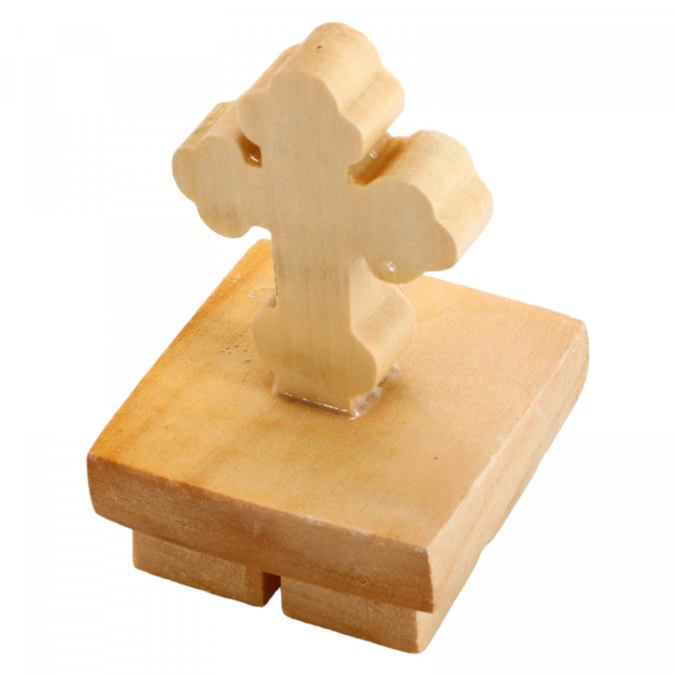 Prestolnic din lemn, NO432, 5 cm, Maro