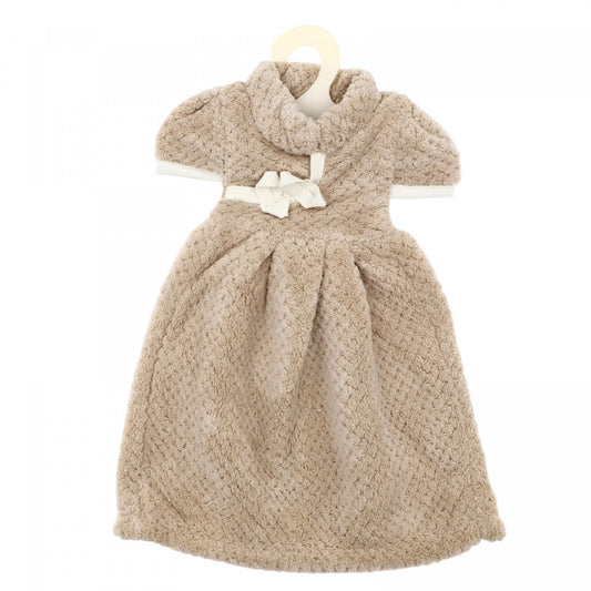 Prosop de bucatarie, model rochita, absorbant, din microfibra, 33 x 26 cm, Bej
