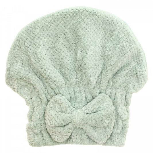 Prosop pentru uscat parul, Adulti, Tip caciulita, NO4226, 23 x 26 cm, Verde