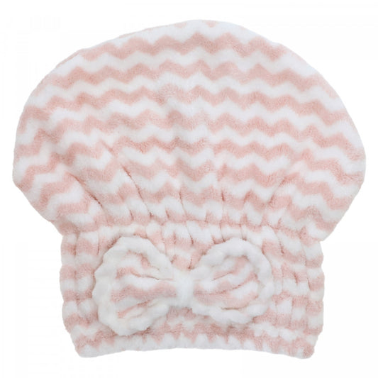 Prosop pentru uscat parul, Adulti, Tip caciulita, NO4227, 23 x 26 cm, Roz