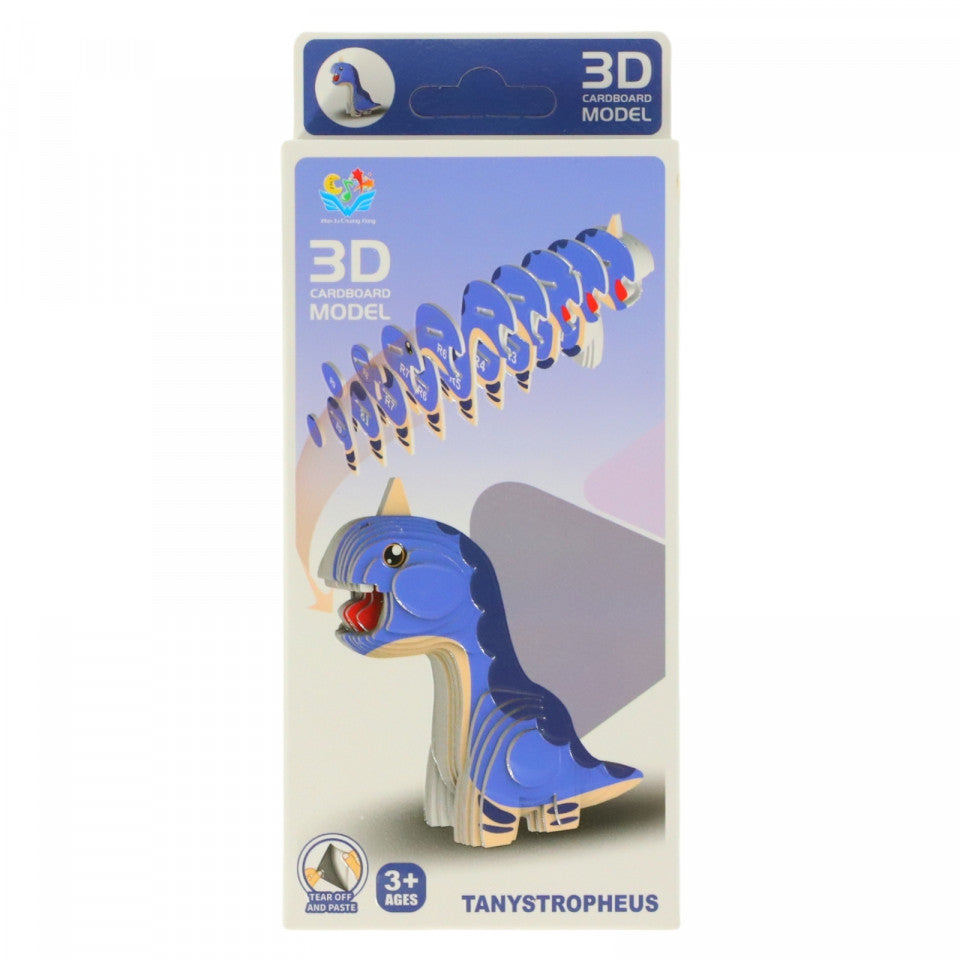 Puzzle 3D Dinozaur, Tanystropheus, carton dur, NOP535, 30 piese