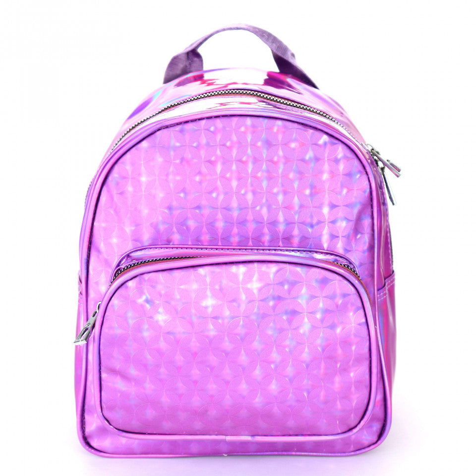 Rucsac Rainbow Femei, Mov Sidef, Marime Universala