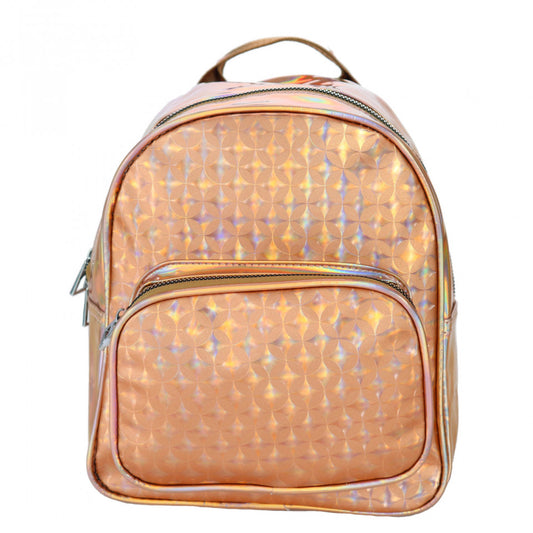 Rucsac Rainbow Femei, Roz Auriu Sidef, Marime Universala