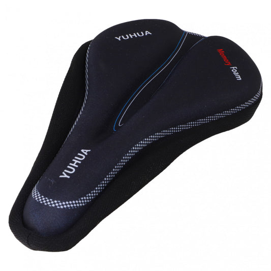 Sa bicicleta, design ergonomic, spuma cu memorie pentru absorbtie socuri, NO3381, 17 x 28 cm, Negru