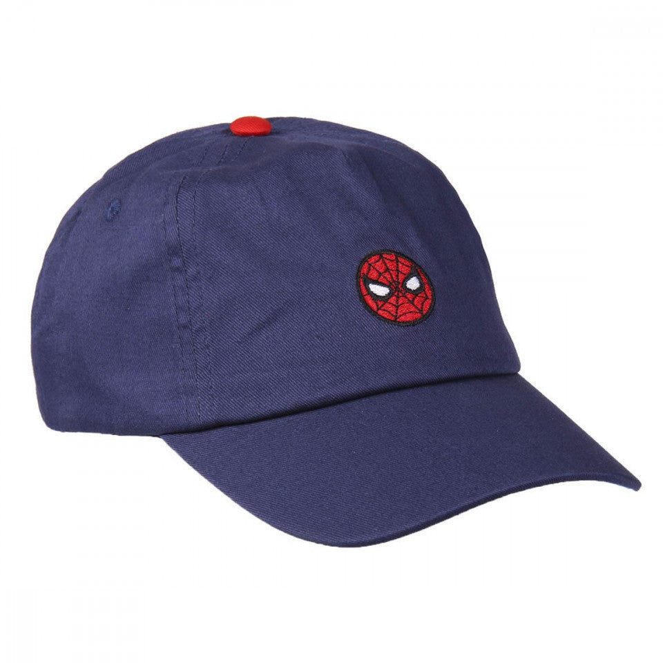 Sapca Spiderman cu logo brodat, Albastru, 53 cm