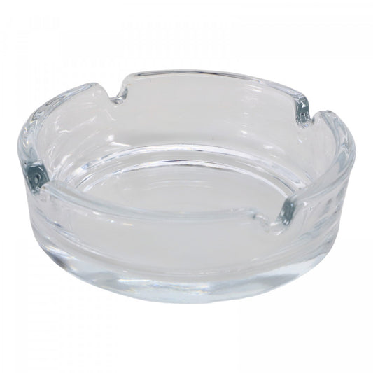 Scrumiera din sticla, NO457, 10.5 cm, Transparent