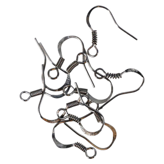 Set 10 bucati, Tortite pentru cercei, NO881, 1.7 cm, Negru