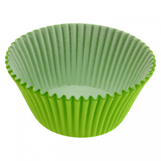 Set 100 bucati, forme de copt din hartie pentru briose, NO7990, 12 cm, Verde