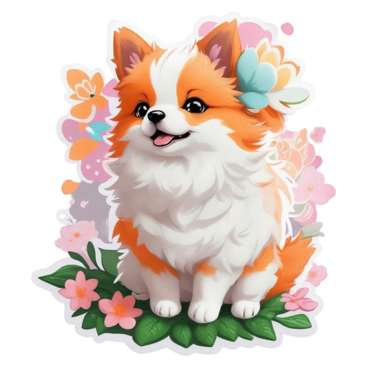 Set 12 bucati, Sticker decorativ, Chibbi, Rezistent la apa, NO3941, 6 cm, Multicolor