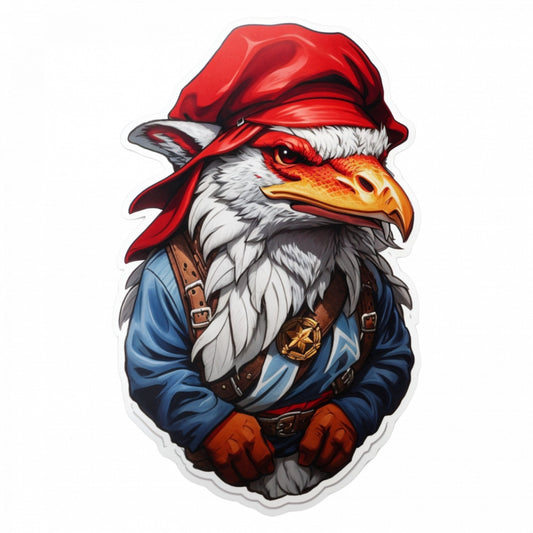 Set 12 bucati, Sticker decorativ, Goblin Redcap cu camasa, Rezistent la apa, NO3479, 6 cm, Multicolor