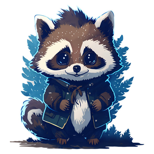 Set 12 bucati, Sticker decorativ, Ratonul adorabil, Rezistent la apa, NO3804, 6 cm, Multicolor