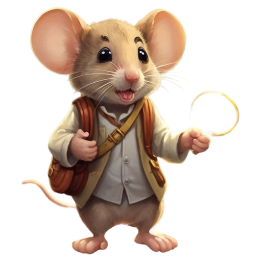 Set 12 bucati, Sticker decorativ, Soricelul cu tolba, Rezistent la apa, NO4004, 6 cm, Multicolor