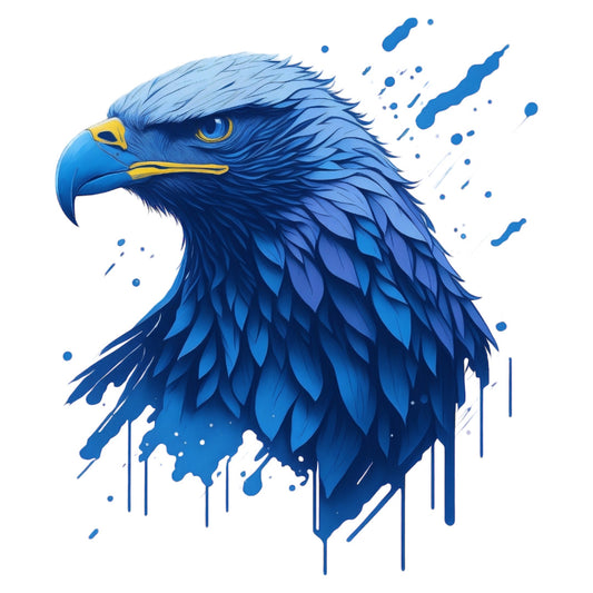 Set 12 bucati, Sticker decorativ, Vulturul de apa, Rezistent la apa, NO4143, 6 cm, Multicolor