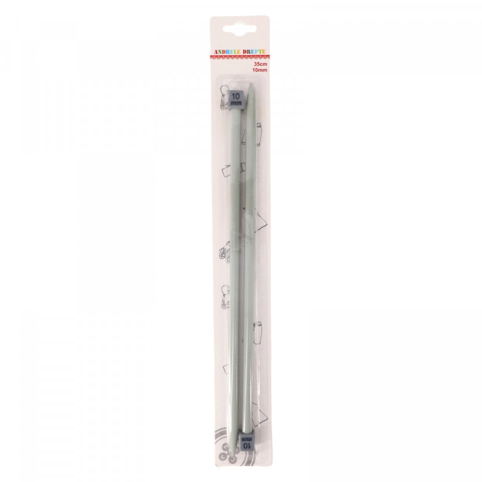 Set 2 Andrele drepte, NO552, 350 x 10 mm, Gri