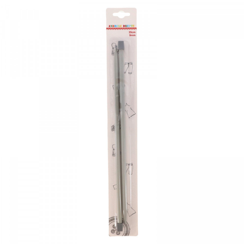 Set 2 Andrele drepte, NO553, 350 x 9 mm, Gri