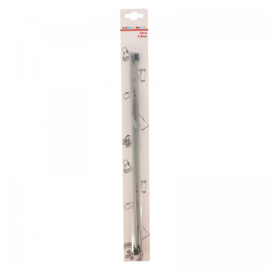 Set 2 Andrele drepte, NO557, 350 x 5.5 mm, Gri