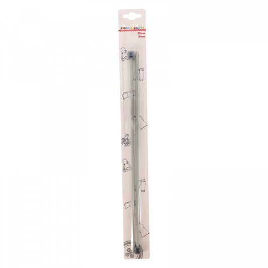 Set 2 Andrele drepte, NO558, 350 x 5 mm, Gri