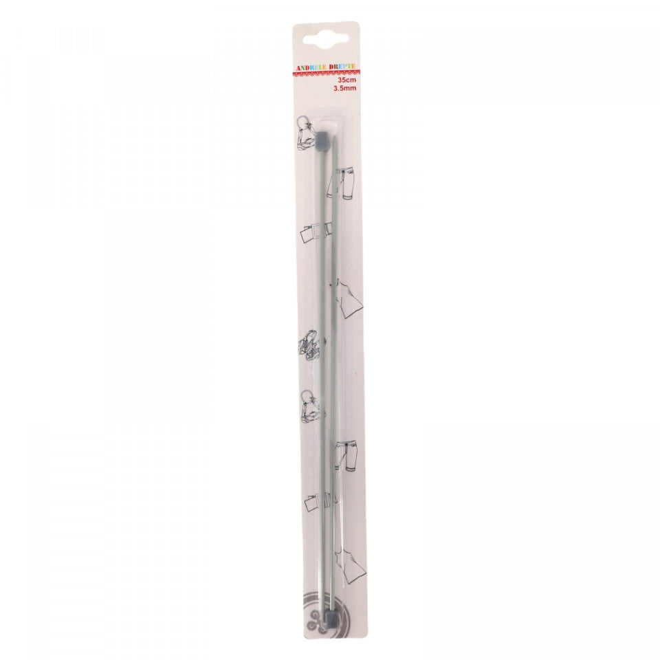 Set 2 Andrele drepte, NO561, 350 x 3.5 mm, Gri