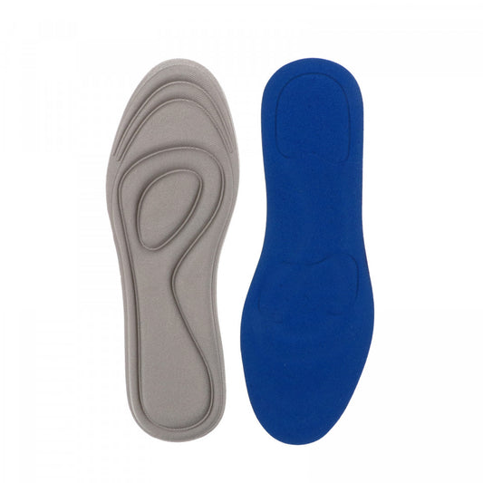 Set 2 bucati, branturi ortopedice din spuma cu memorie, cu model circular, marime 35-40, Gri
