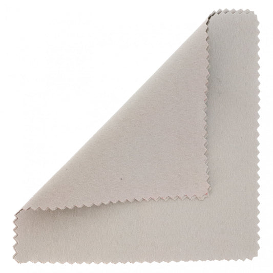 Set 2 bucati, Lavete din microfibra pentru ochelari, NO537, 15 x 15 cm, Gri deschis