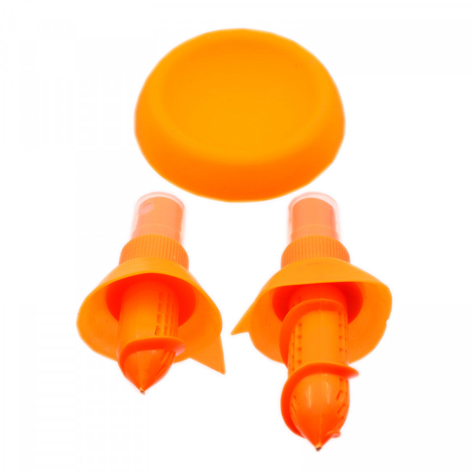 Set 2 bucati, Pulverizator cu suport pentru citrice, Portocaliu