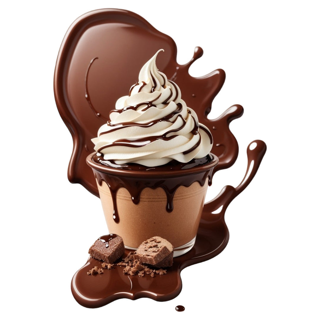 Set 2 bucati, Sticker decorativ, Cafea cu frisca si ciocolata, Rezistent la apa, NO6723, 16 cm, Multicolor