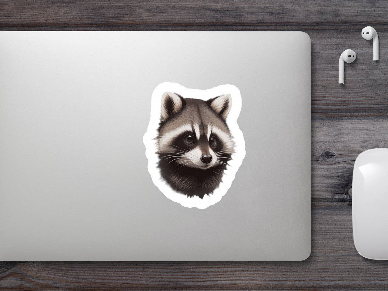 Set 2 bucati, Sticker decorativ, Cap de raton, Rezistent la apa, NO6733, 16 cm, Multicolor