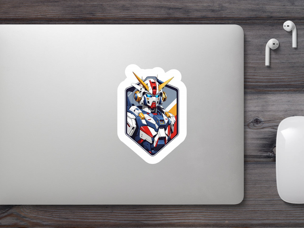 Set 2 bucati, Sticker decorativ, Rpbot gundam, Rezistent la apa, NO6439, 16 cm, Multicolor