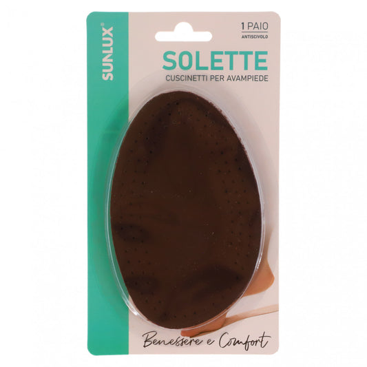 Set 2 bucati, Talonete / Pernute din piele pentru confort, ortopedic, antialunecare, NO8565, 8.2 x 12.5 cm, Maro