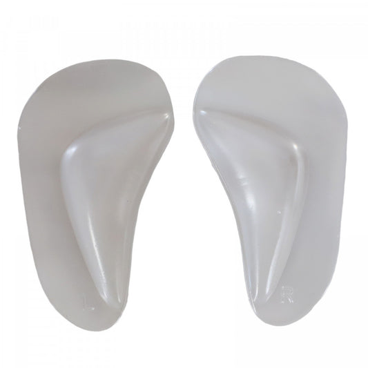 Set 2 bucati, Talonete / Pernute din silicon pentru confort, ortopedic, NO115, 5.5 x 9.5 cm, Tranparent