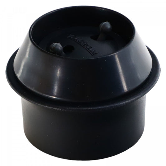 Set 2 dopuri pentru sticla de vin, NO345, 4.5 cm, Negru