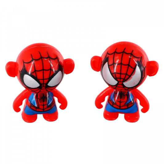 Set 2 figurine Thumbler, Hopa mitica, Spiderman, NO70, 3.5 cm, Multicolor