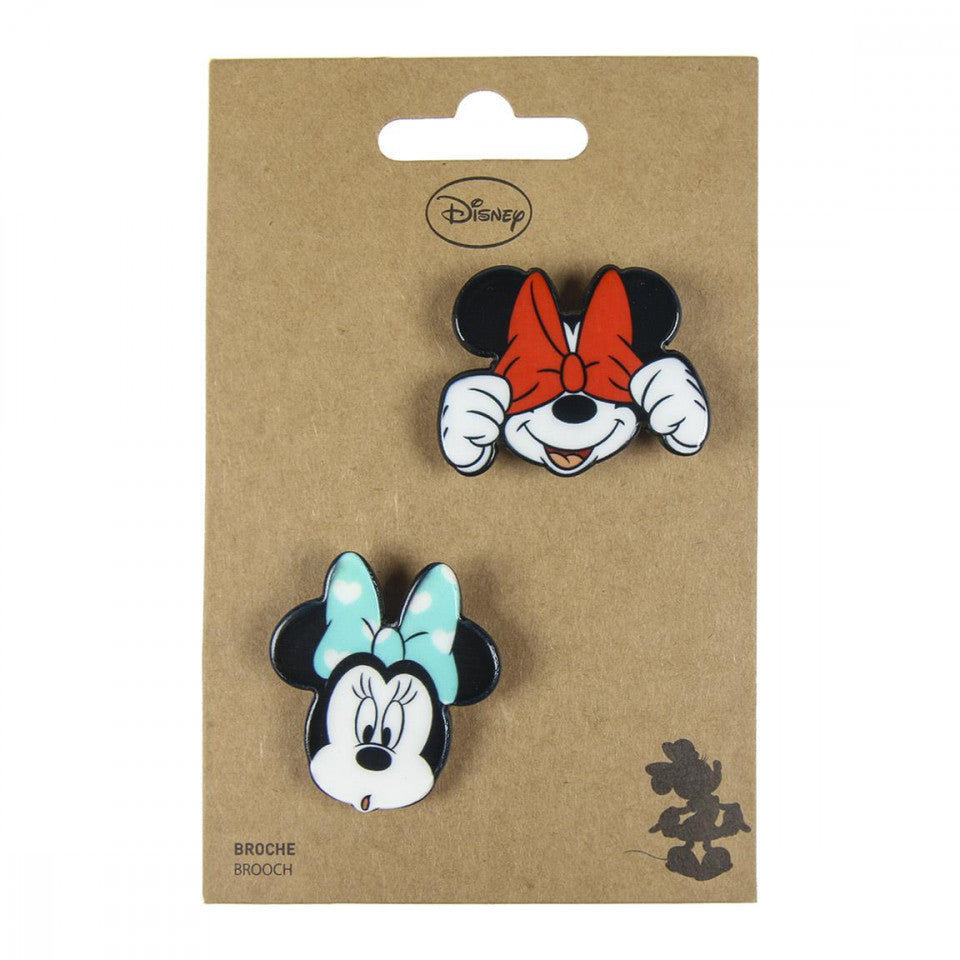 Set 2 insigne Minnie, Disney, 4.5 x 4 cm