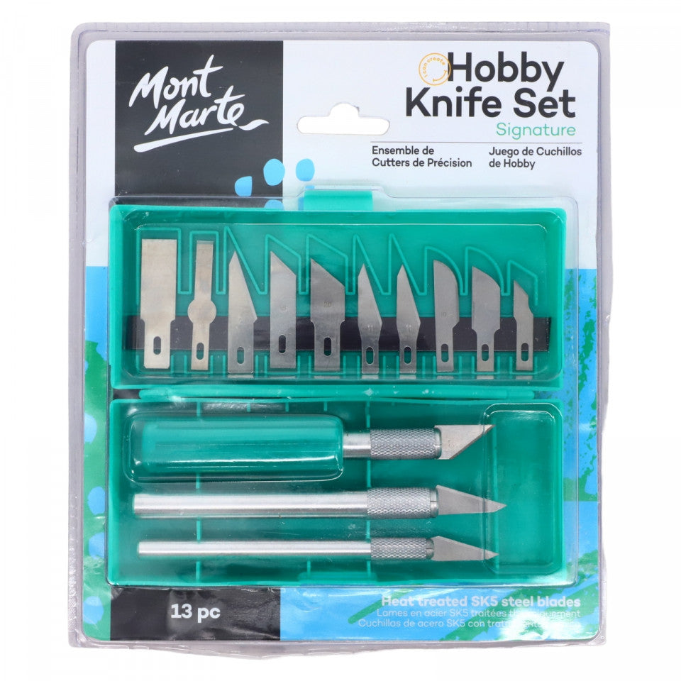 Set 3 bucati, Cutter de precizie cu 13 lame de diferite marimi, hobby, craft, NO43 12.5 cm, Argintiu